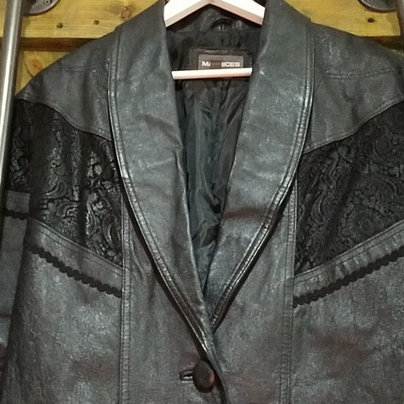 100% LEATHER SUEDE BLACK TRENCH COAT MARBLE PEBBLE MAXI LONG MOBWIFE GRUNGE GOTH - Picture 2 of 16